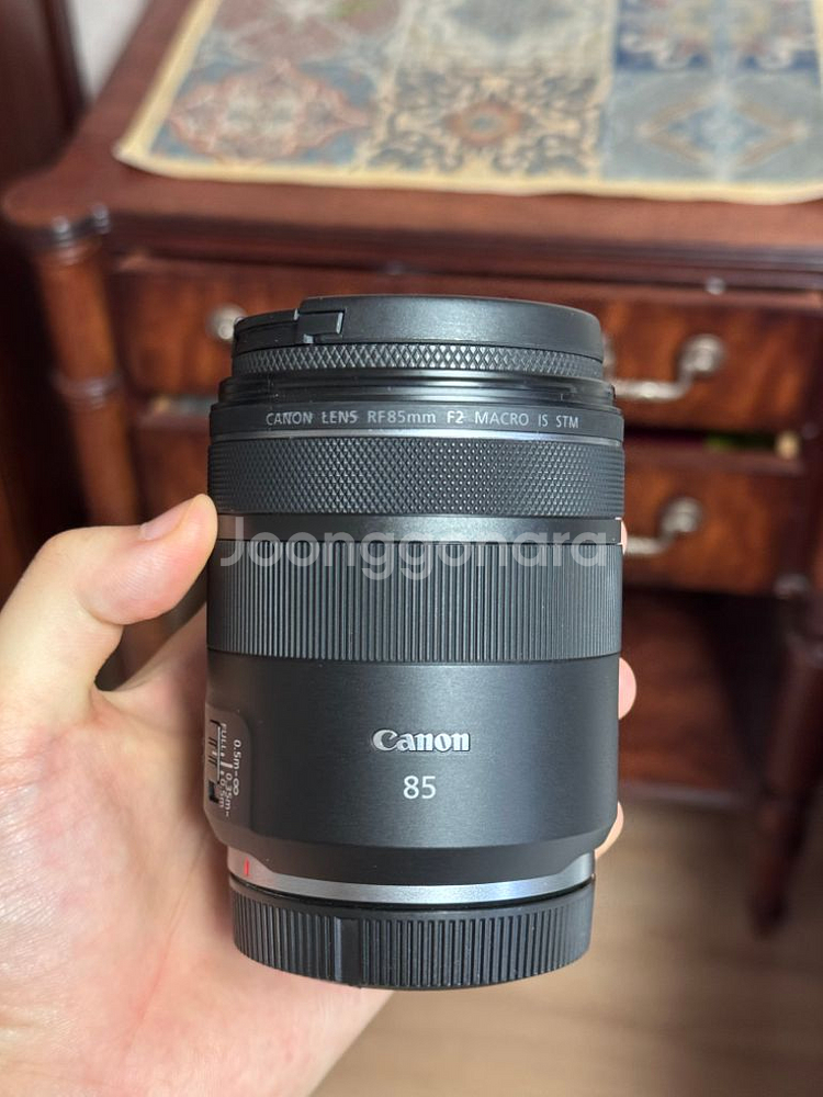 캐논 RF 85mm F2 MACRO STM + 정품후드--1