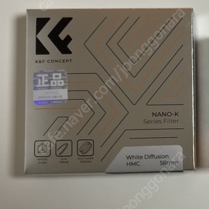 K&F 58mm nano k 화이트미스트