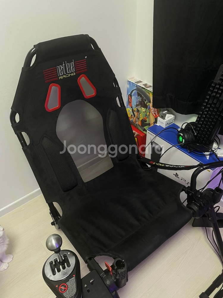 트러스트마스터 레이싱 휠 시뮬레이터 모니터 거치대 세트--4