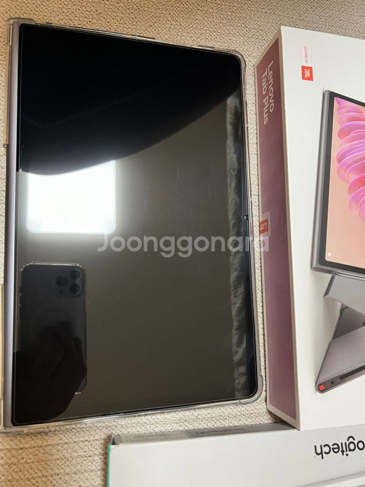 레노버 탭 플러스 128gb s급 + 로지텍 k380--1