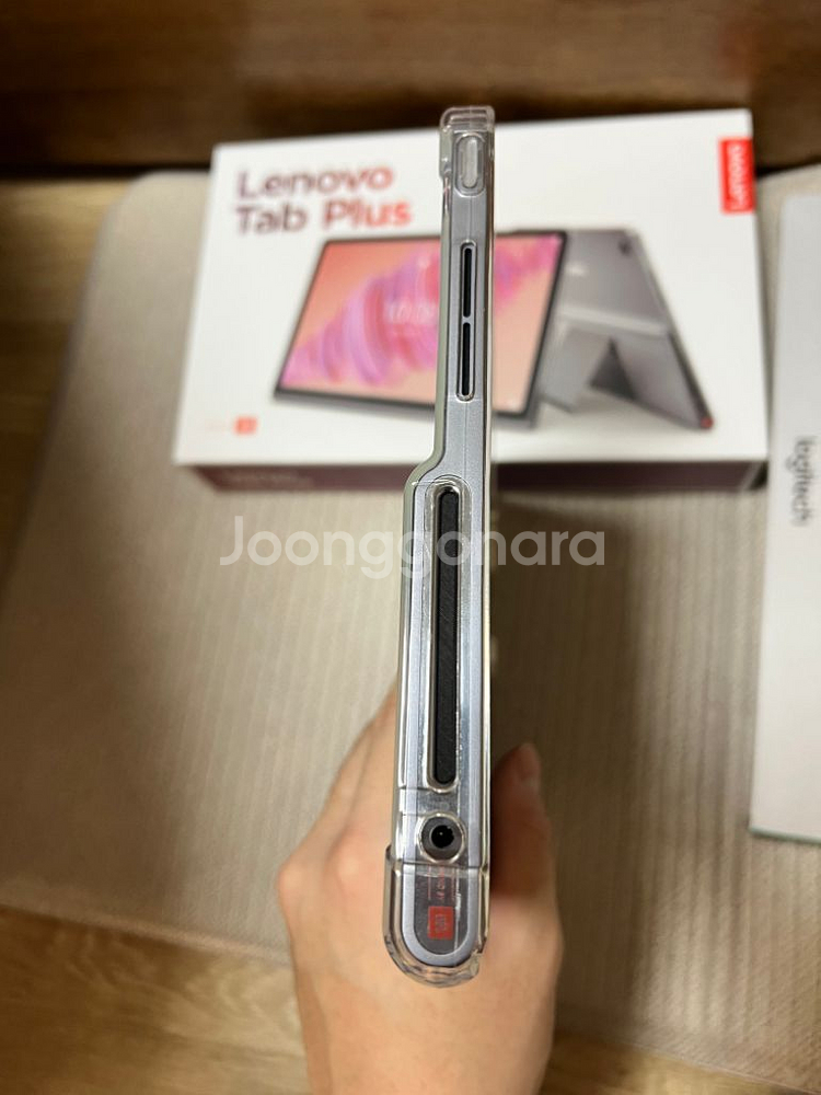 레노버 탭 플러스 128gb s급 + 로지텍 k380--3