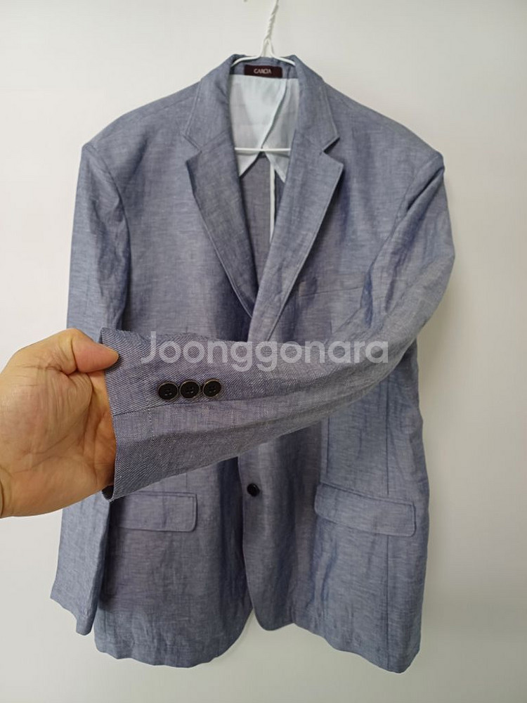 남성 가르시아 빅사이즈 봄.가을 여름 린넨자켓(110)--2
