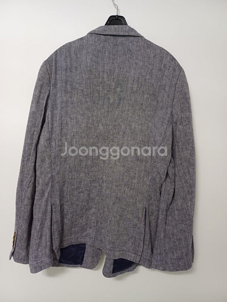 남성 스파오 면.린넨 헤링본 블레이져 (100)--8
