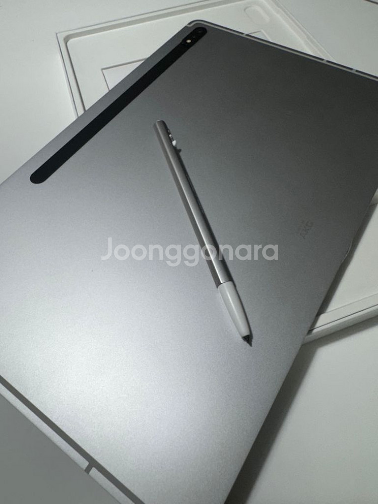 갤탭 s8+ 128GB wifi 실버 + 정품키보드--6