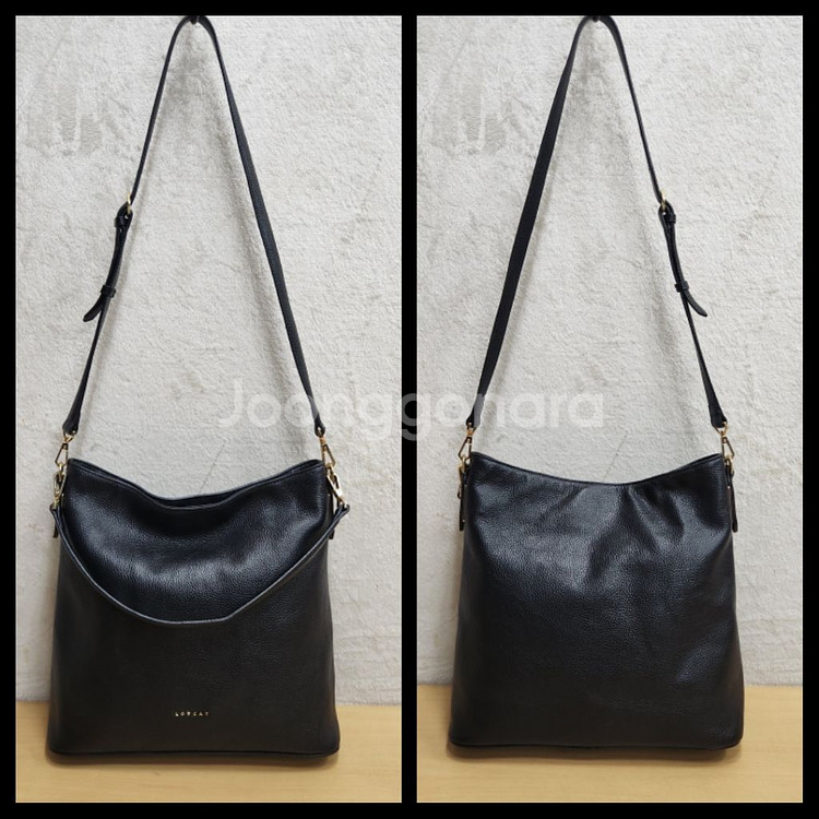 정품 러브캣 가방 여성 가죽 숄더백 크로스백 토트백--1