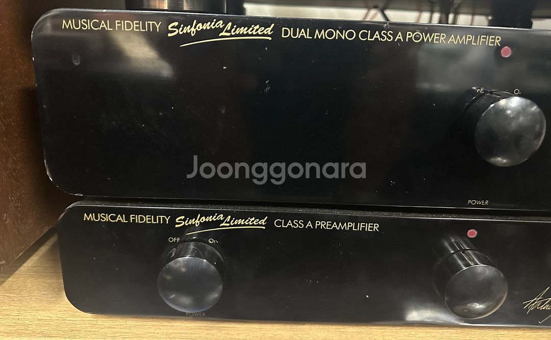 (부산) 뮤지컬피델리티 신포니아 프리파워앰프 판매합니다--1
