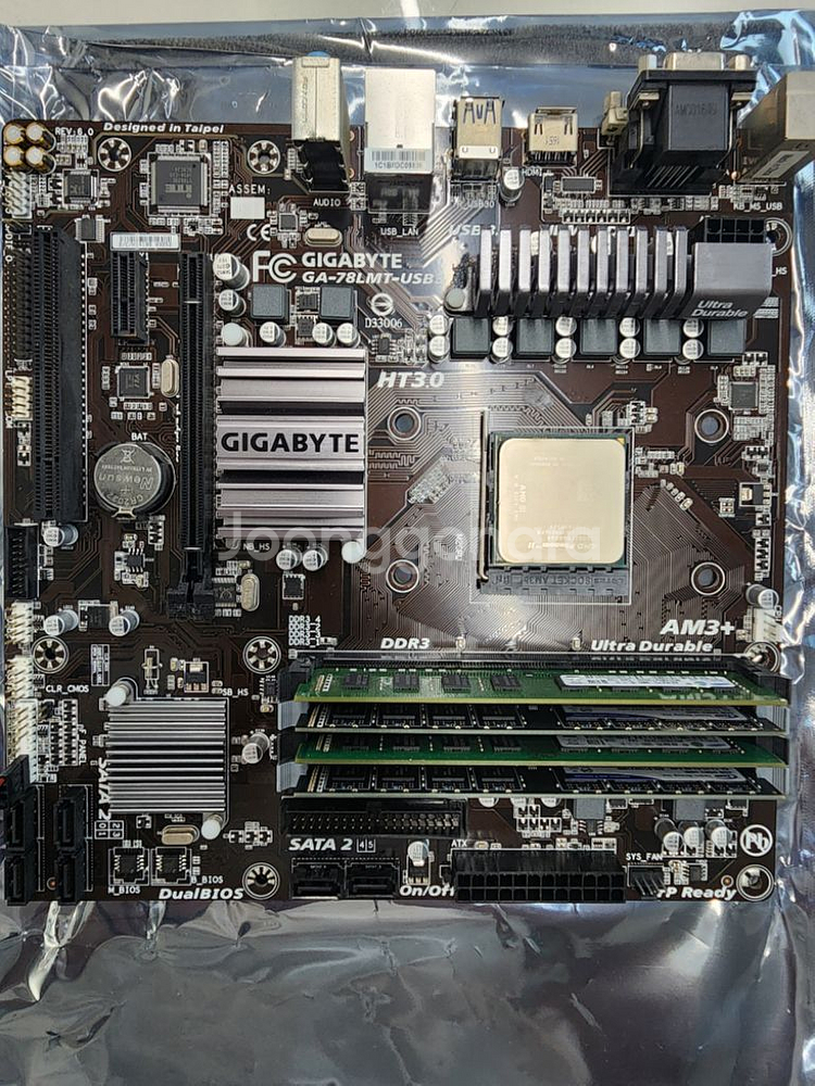 AMD 투반 페놈II X6 1100T 메인보드 세트--1