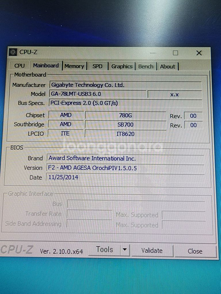 AMD 투반 페놈II X6 1100T 메인보드 세트--2