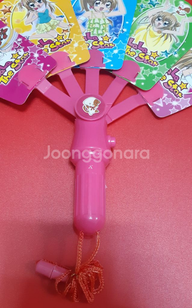 (고전문구) 2008년 라라의스타일기 부채--2