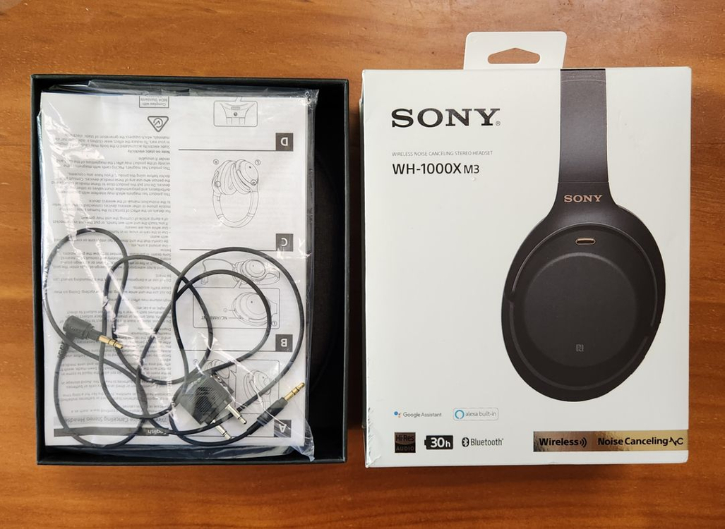 WH-1000XM3 소니 노이즈캔슬링 헤드셋--2