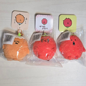 나가노 농담곰 딸기 고로케 마스코트 봉제인형