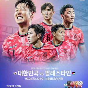 대한민국vs팔래스타인 월드컵 1등석c 2,4연석 양도