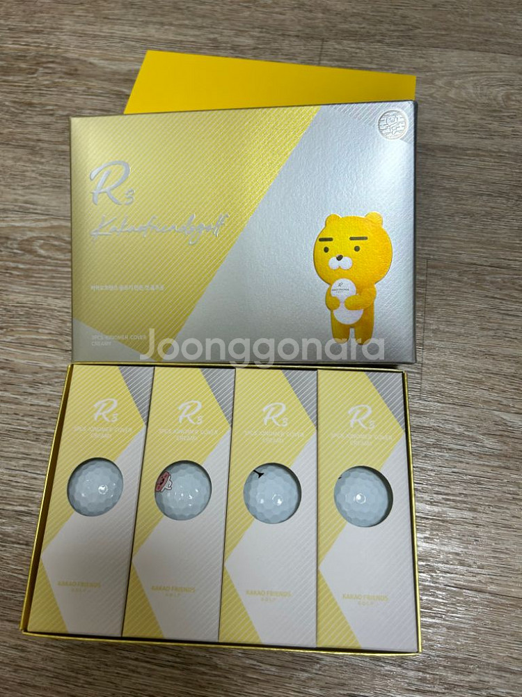 카카오프렌즈 골프공 R3 기프트 에디션 골프볼 12알--1