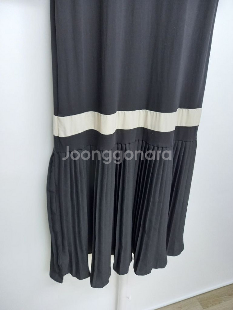 나이스클랍 플리츠 맥시 롱 원피스 F 33-66--5