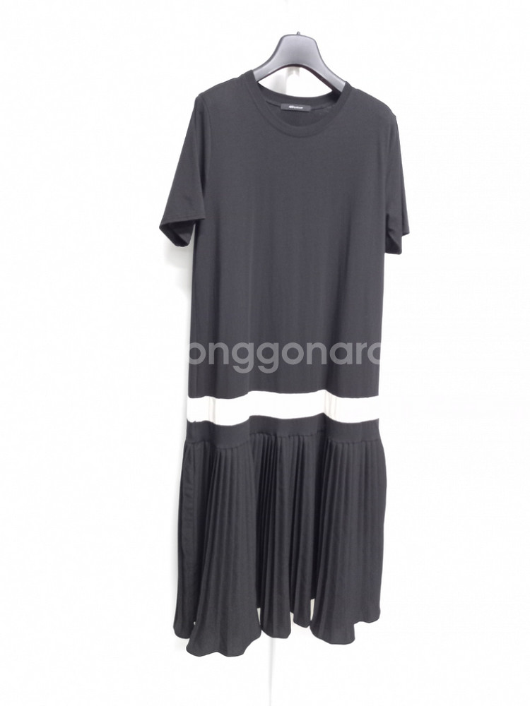 나이스클랍 플리츠 맥시 롱 원피스 F 33-66--2