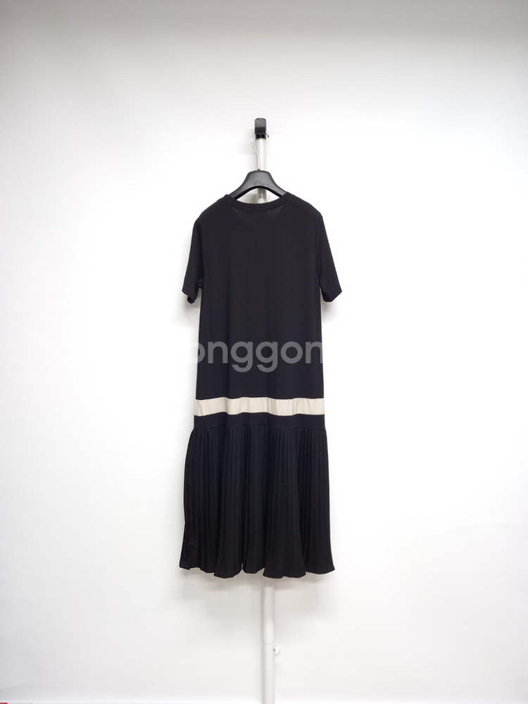 나이스클랍 플리츠 맥시 롱 원피스 F 33-66--1