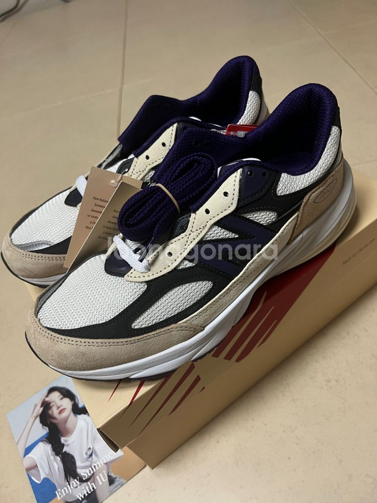 뉴발란스 990v6 white Black Plum--2