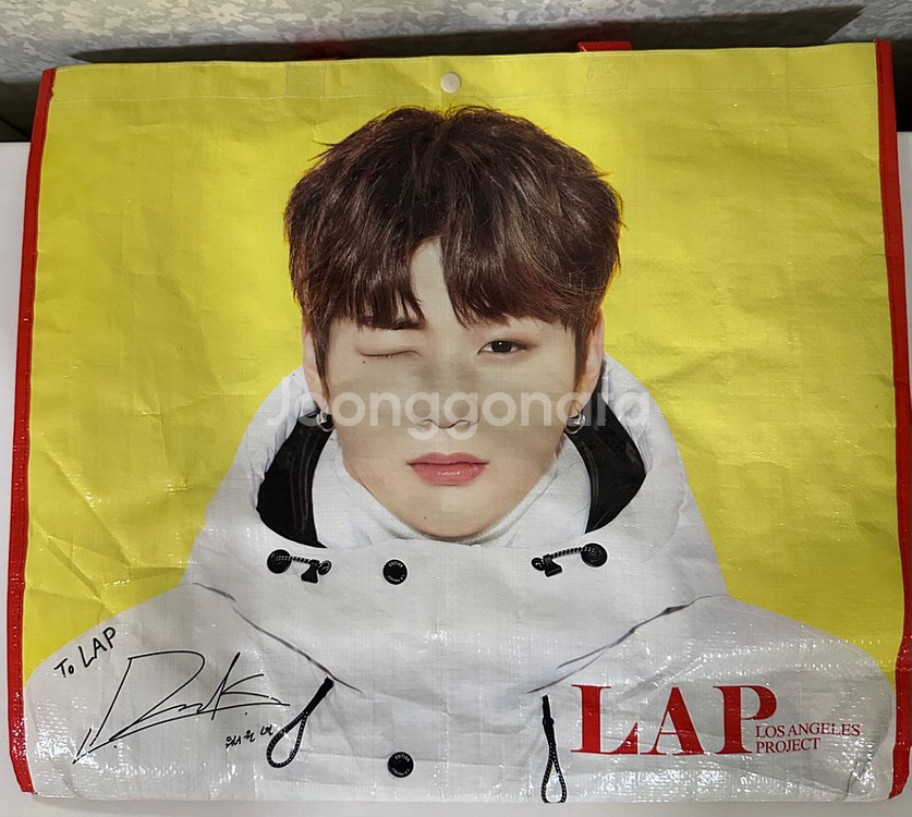 강다니엘LAP 타포린 빅백(50cmX43cmX18cm)--5