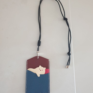 새것 카드지갑 3개가능 카드목걸이지갑