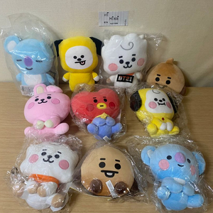 BT21 시팅 인형 20cm 평평한 방탄 BTS