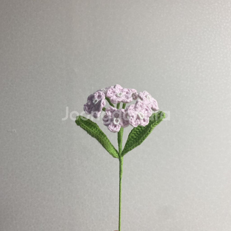 *나를 잊지말아요* 물망초 뜨개 꽃다발--3