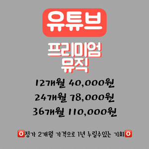 유튜브 프리미엄 뮤직 판매