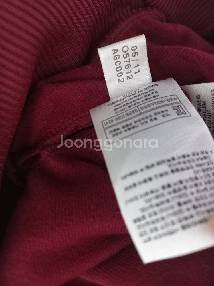 아디다스 희귀 파이어버드 빨검 버건디 트랙탑 져지--5