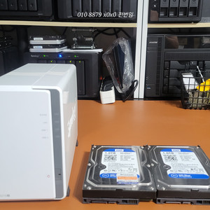 시놀로지 DS215j + WD 블루 2TB