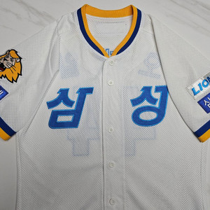 삼성 라이온즈 한문 올드 야구 유니폼