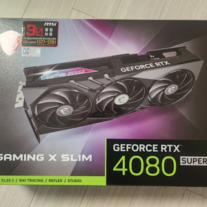 MSI 4080 SUPER 슬림 신동품 팝니다.