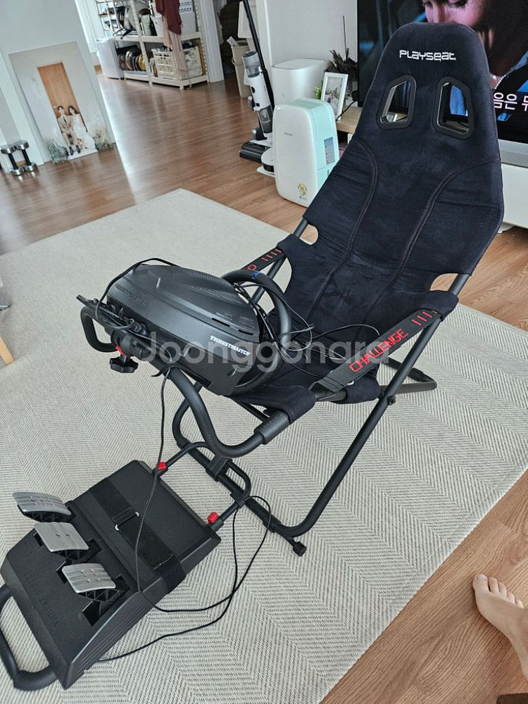 트러스트마스터 t300rs gt + 플레이시트 챌린지--1