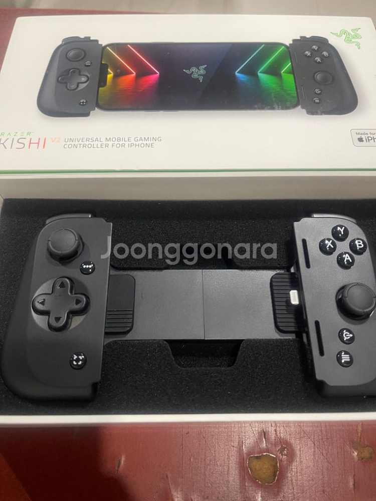 단순개봉 게임패드 레이저 키시 v2 아이폰 ios용--2