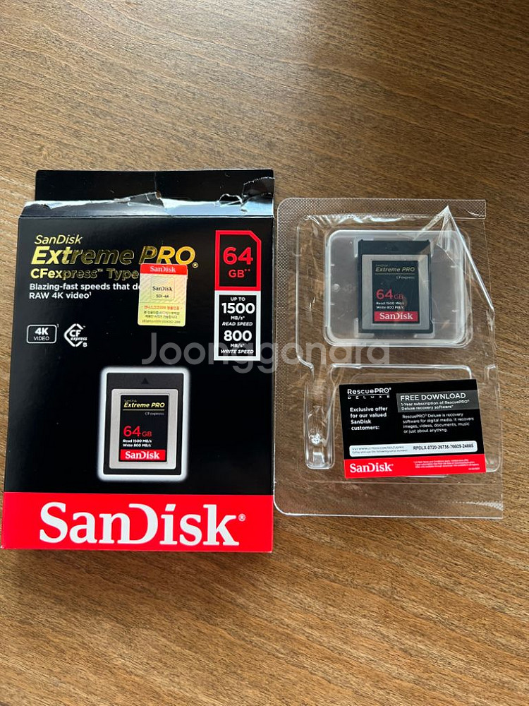 샌디스크 XQD 메모리 64GB--1