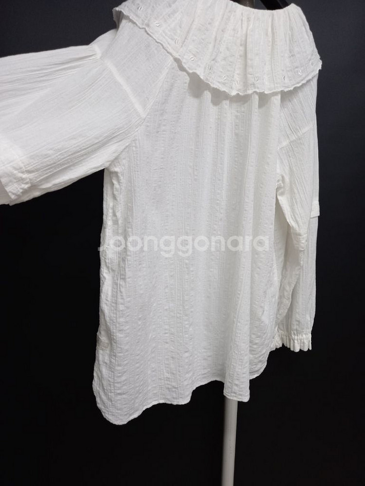 써스데이아일랜드 춘하추 루즈박시핏 긴팔블라우스 55.6--6