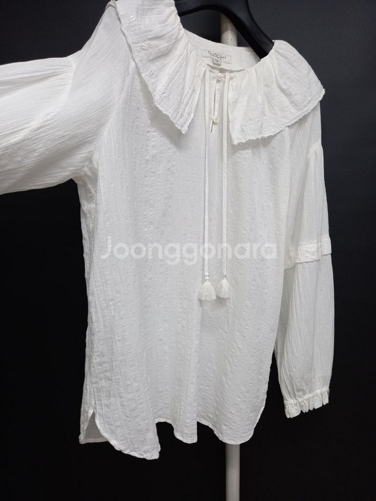 써스데이아일랜드 춘하추 루즈박시핏 긴팔블라우스 55.6--4