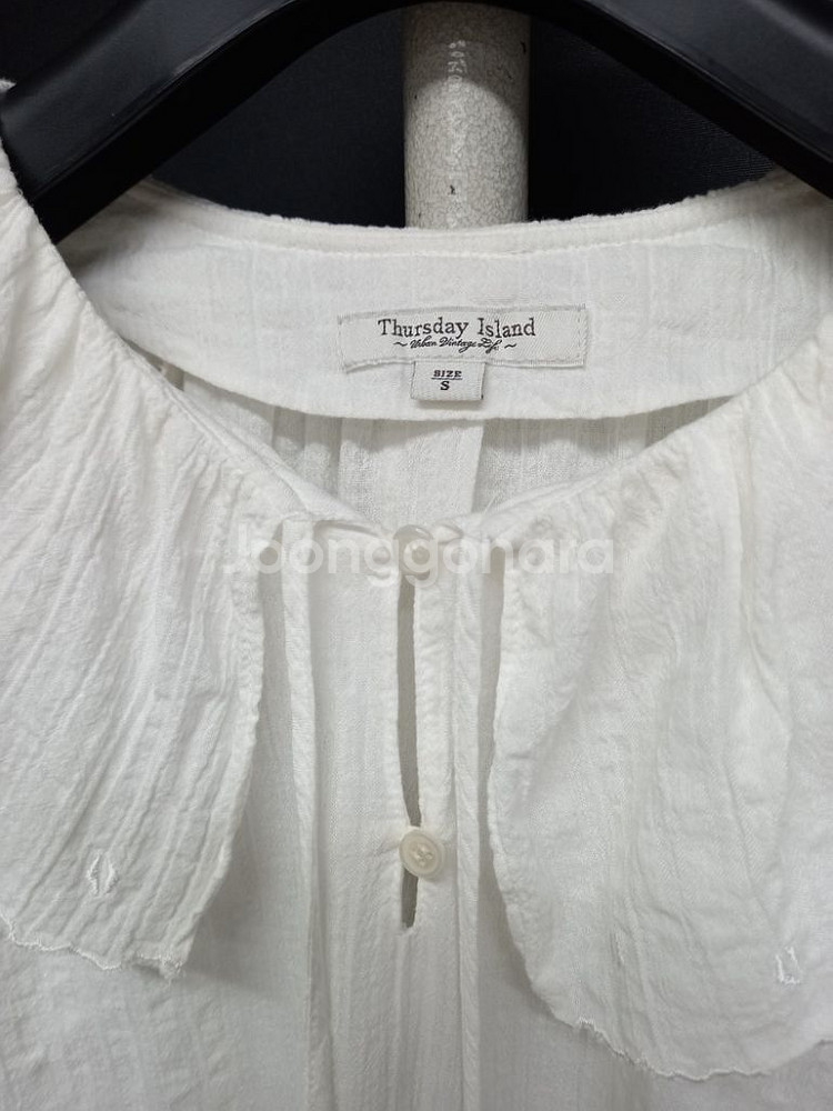 써스데이아일랜드 춘하추 루즈박시핏 긴팔블라우스 55.6--8