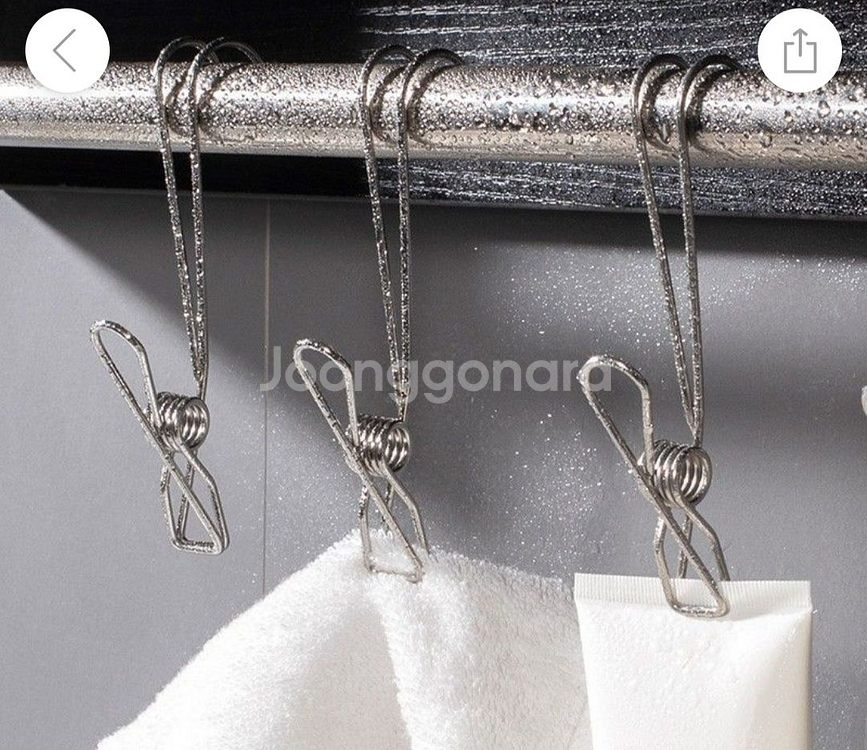 (20개 일괄 5천원) 스텐집게+도어걸이+자석후크 일괄--1