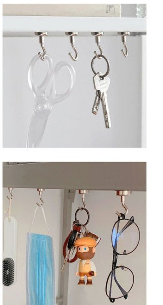 (20개 일괄 5천원) 스텐집게+도어걸이+자석후크 일괄--3