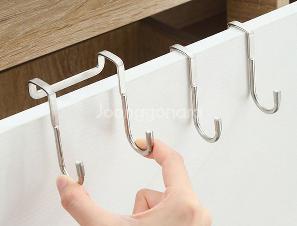 (20개 일괄 5천원) 스텐집게+도어걸이+자석후크 일괄--2