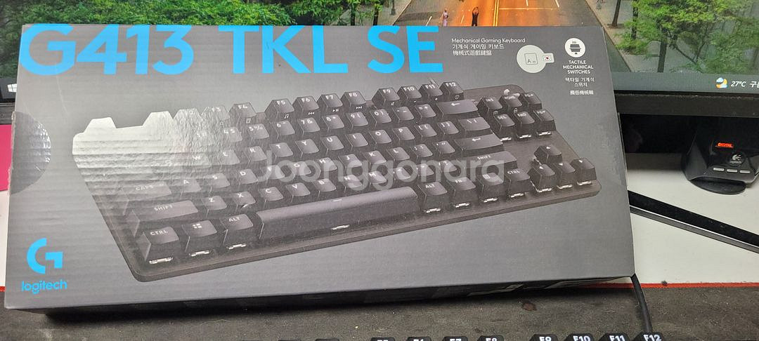 로지텍 키보드 G413 TKL SE (유선/갈축)--1