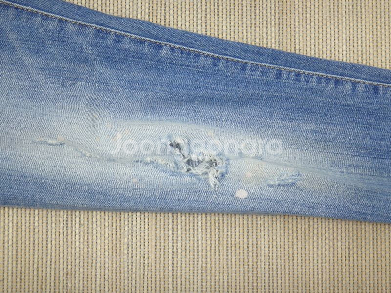 (38) 디스퀘어드 엘로우 패치 슈퍼 슬림핏 데님팬츠--4