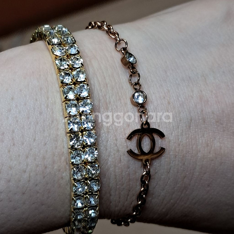 샤넬 팔찌--1