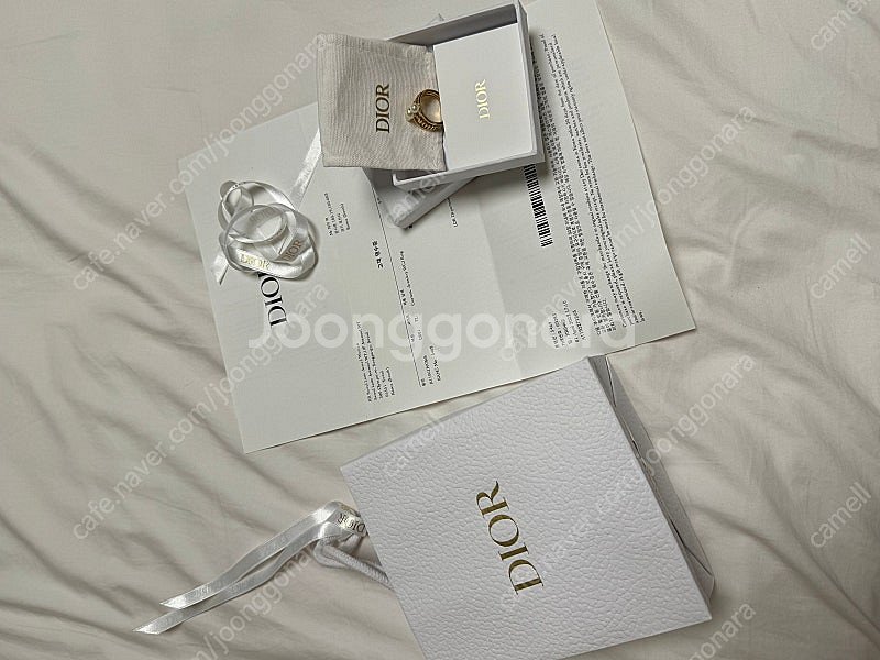 디올 진주 반지--4