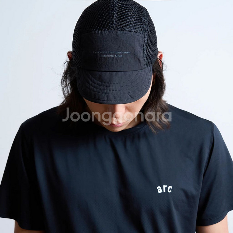 ARC 디스턴스 트레일런 캡 러닝캡 블랙--4
