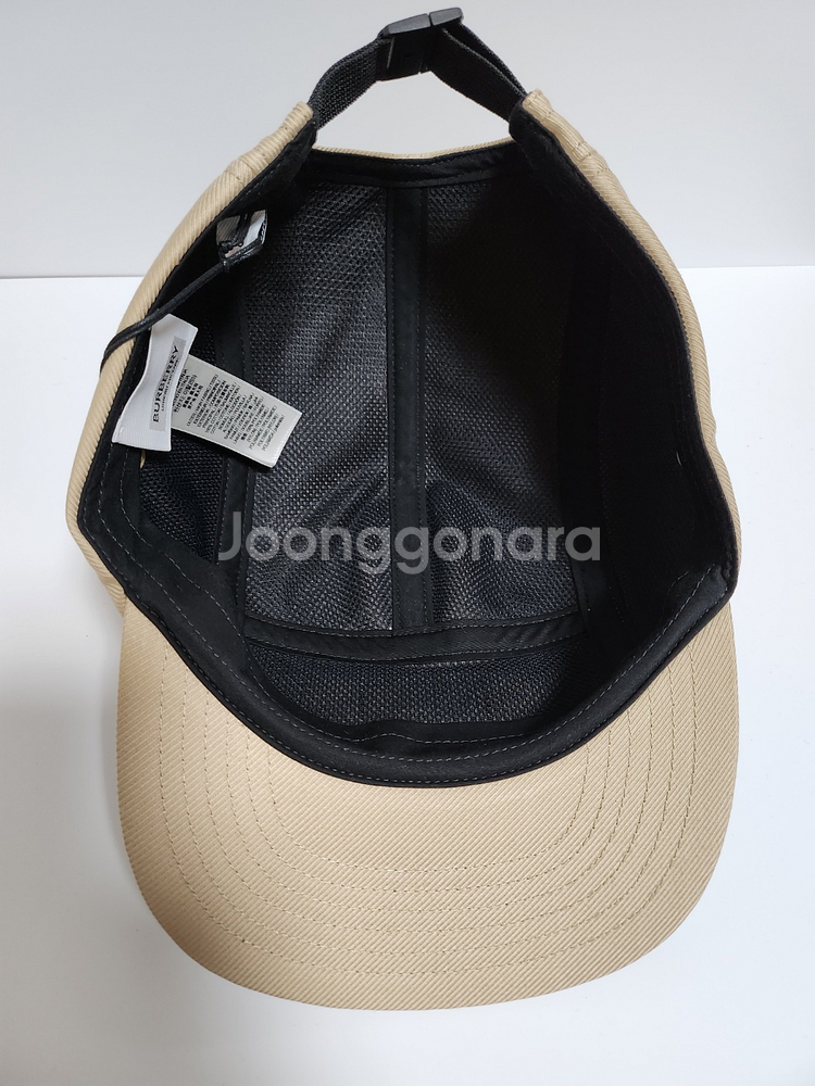 S 버버리 캠프 로고 패치 볼캡모자 8030209--4