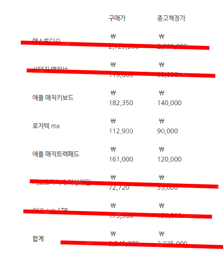 애플 정품 매직키보드 & 화이트 트랙패드 각각--4