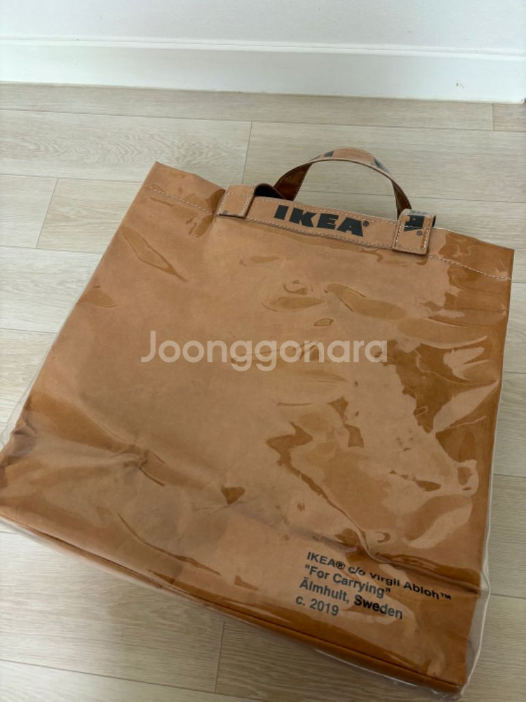 오프화이트 이케아 콜라보 쇼퍼백--1