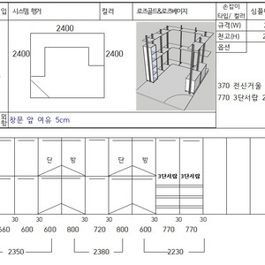 시스코프 시스템 헹거 팝니다.