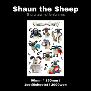 스크랩 오브젝트 스티커 Shaun the Sheep