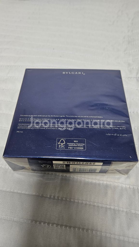 불가리 블루 뿌르 옴므 오 드 뚜왈렛 100ml 팝니다--2